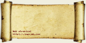 Isidora Stokić vizit kartica